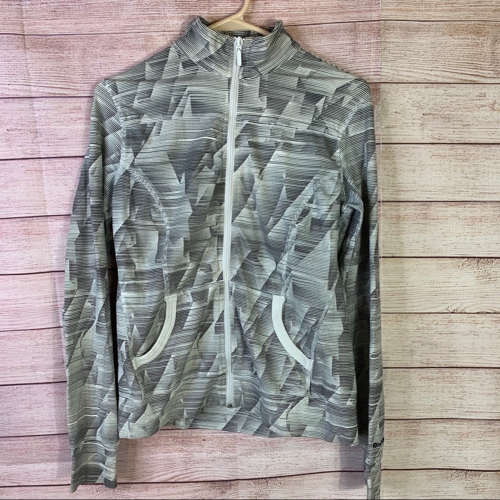 Reebok Fitted Running Zipper Jacket Size XS